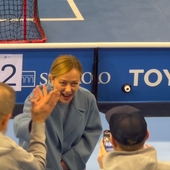 Giorgia Meloni a Torino per gli Special Olympics Games [video]