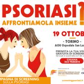 “Psoariasi? Affrontiamola insieme”. Il 19 ottobre a Torino tornano i consulti gratuiti