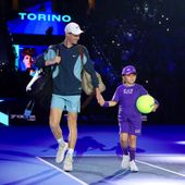 In campo con i grandi campioni del tennis