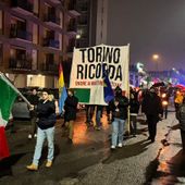 A Torino insulti scritti con la vernice sulla targa in memoria dell'esodo istriano