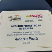 AslTO5, il progetto di intelligenza artificiale premiato all’AI Award 2025 AslTO5, il progetto di intelligenza artificiale premiato all’AI Award 2025