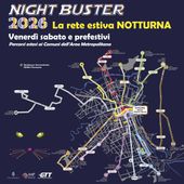 Nightbuster, tornano i collegamenti notturni di Gtt per tutta l'estate