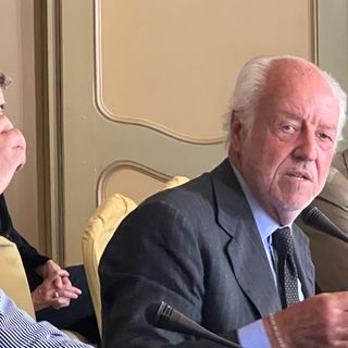 Il presidente dell'Unione Industriali Torino Marsiaj nello spazio con Confindustria