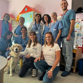 Al via "Cuore a quattro zampe", all'ospedale di Rivoli la pet therapy arriva in pediatria