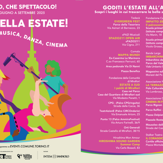 Torino, che spettacolo! Ecco la programmazione dei punti estivi