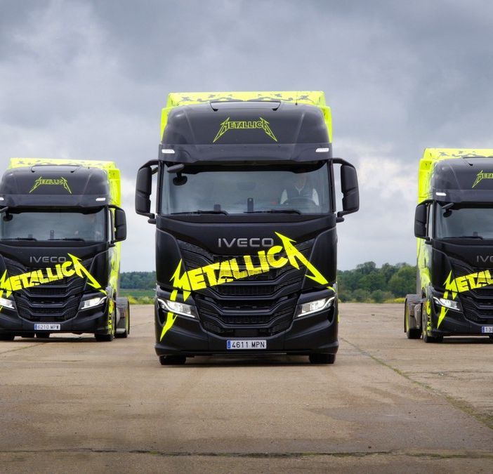 I Metallica sulle strade d’Europa si spostano con Iveco per il nuovo tour M72
