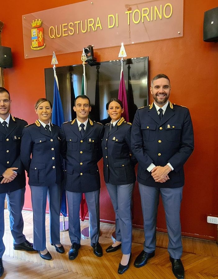 Cinque nuovi funzionari della Polizia alla Questura torinese