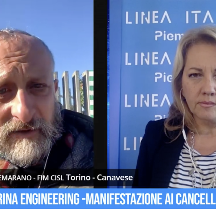 Chiude Pinifarina Engineering - manifestazione ai cancelli