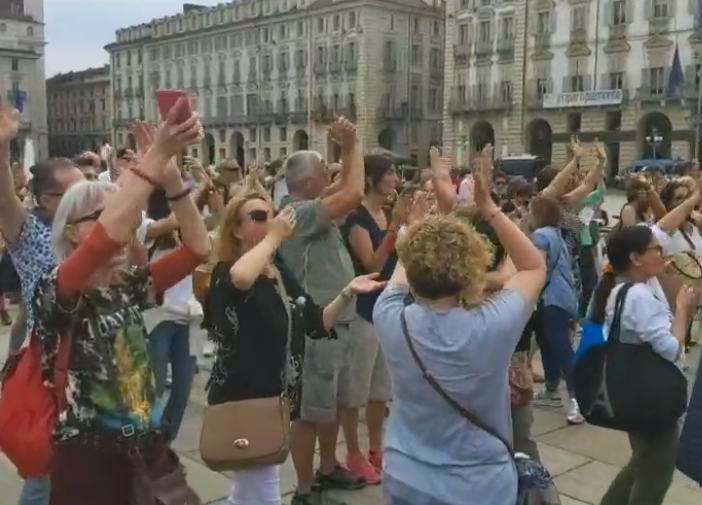 29 maggio 2021, No Paura Day in piazza Castello a Torino