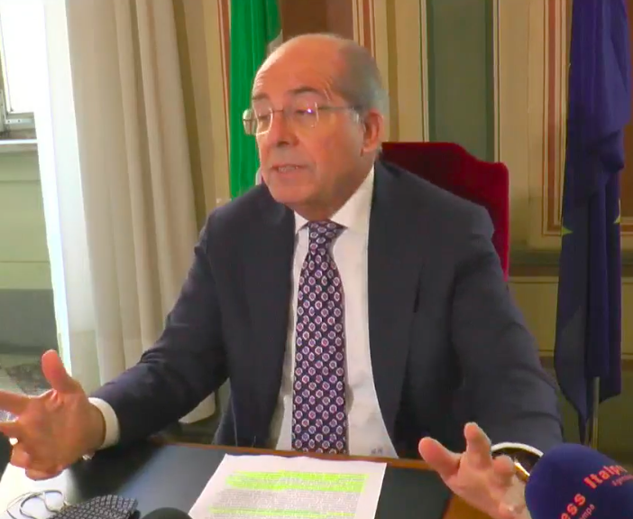 Il nuovo prefetto di Torino, Raffaele Ruberto, incontra i giornalisti