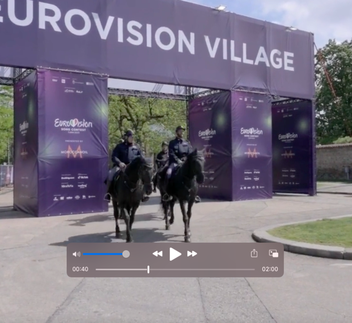 Per l'Eurovision imponente sistema di sicurezza a Torino 24 ore su 24