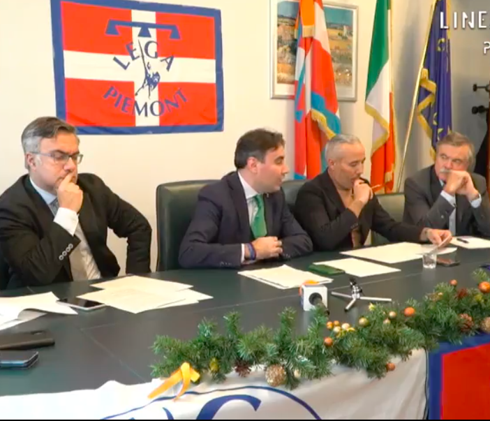 Lega Salvini Piemonte, conferenza stampa di fine anno [video]