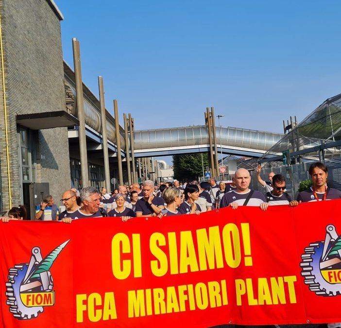 Sciopero Fiom a Mirafiori: “Si trovino delle soluzioni alle altissime temperature in officina”