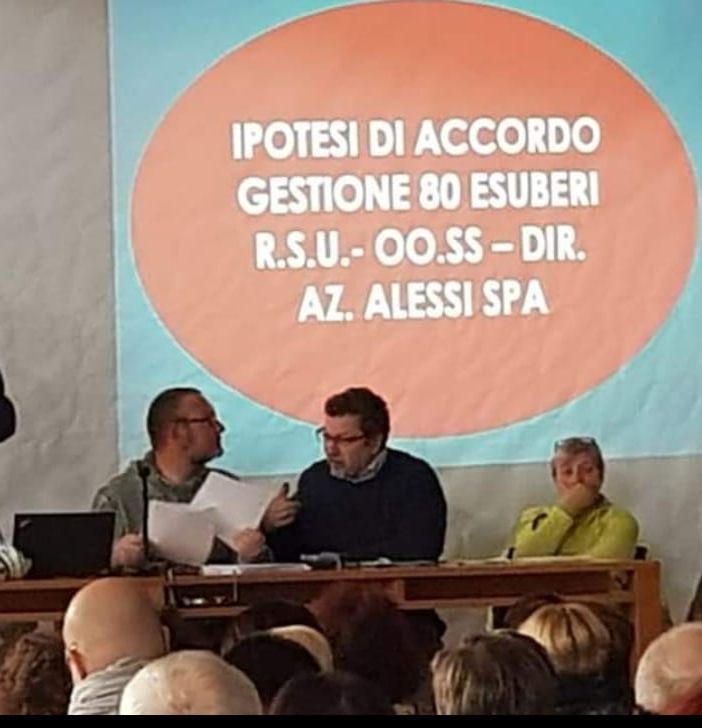 Conclusa crisi Alessi: firmata la chiusura della Cigs, a dicembre il piano industriale, 80 esuberi tutti gestiti