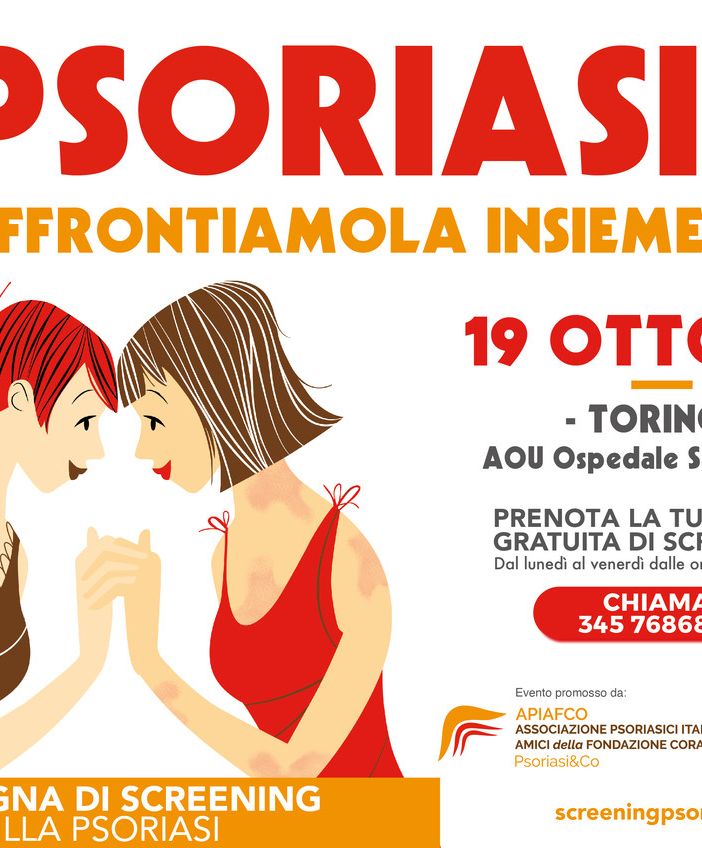 “Psoariasi? Affrontiamola insieme”. Il 19 ottobre a Torino tornano i consulti gratuiti
