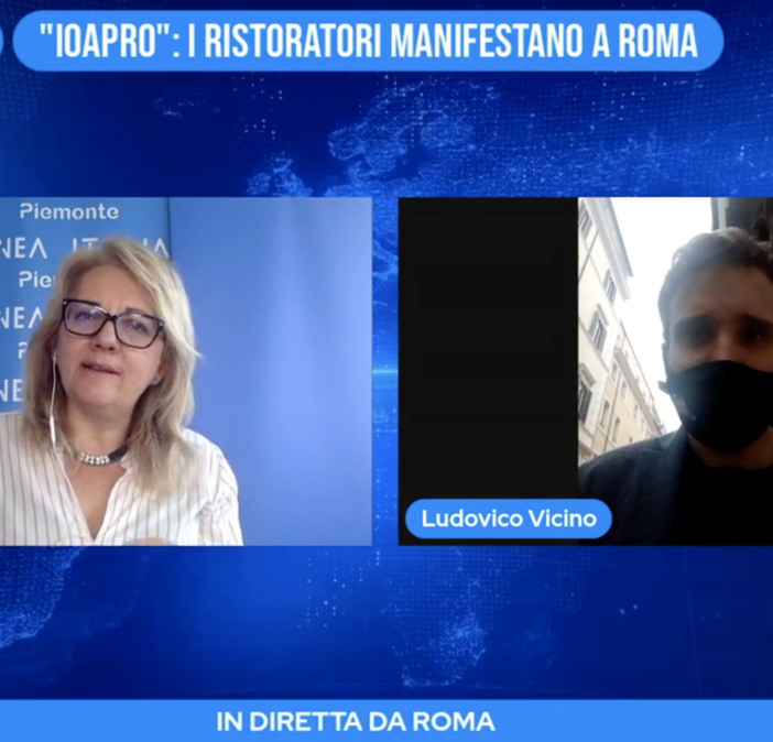 &quot;Ioapro&quot;: i ristoratori manifestano a Roma