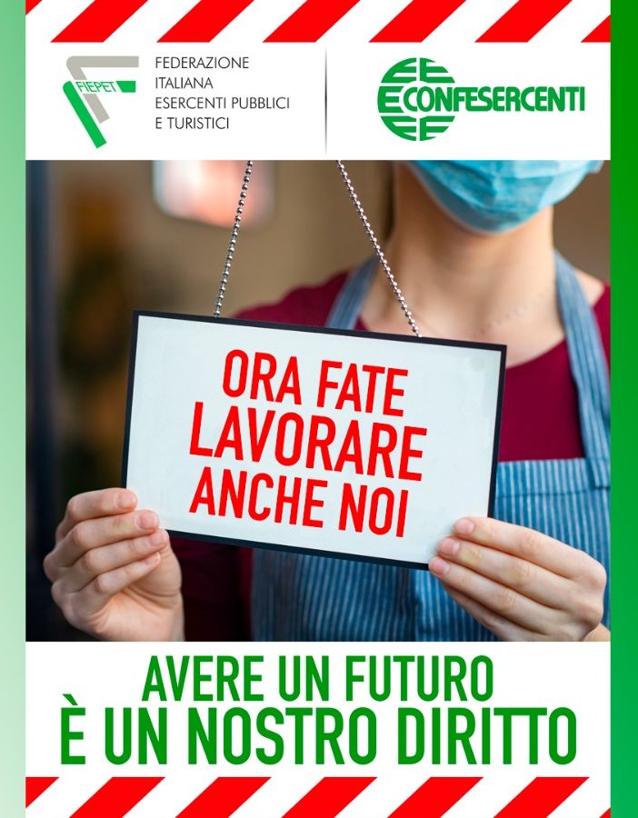 #fatelavorareanchenoi o chiuderemo per sempre: domani manifestazione dei pubblici esercizi