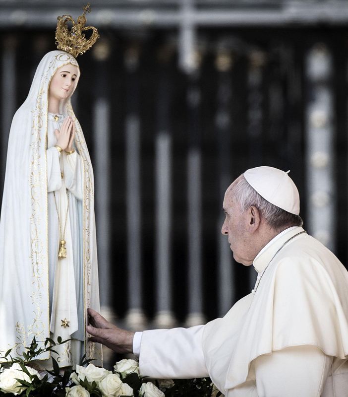 Papa Francesco consacra Russia e Ucraina alla Madonna