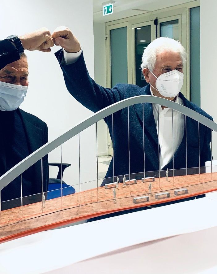Garessio avrà un nuovo ponte, progetto di Giugiaro, gli studenti scelgono il colore