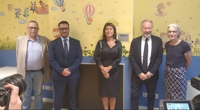 L'inaugurazione dell'area infanzia UGI, giovendi 7 settembre