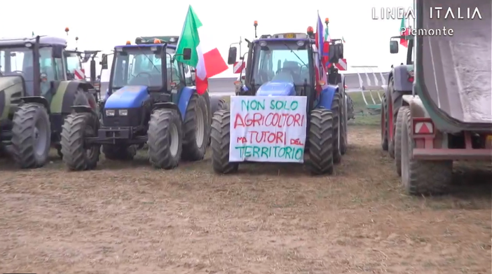 Anche gli agricoltori del torinese scendono in campo [video]