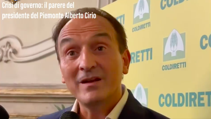 Cirio: felici di Draghi presidente ma serve agenda di governo chiara o si vada al voto [video]