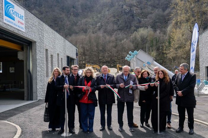 Dopo due anni di cantiere Smat inaugura il nuovo acquedotto della Valle Orco