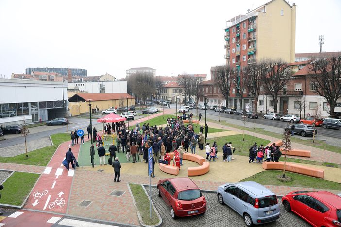 Via Perugia, un nuovo giardino accanto alla palestra GoFit Mercato dei Fiori