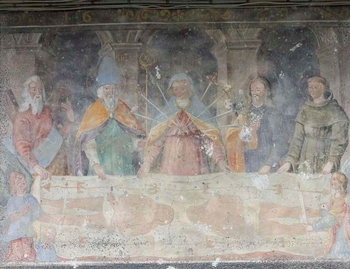 Affresco sindonico a Venaus Affresco sindonico a Venaus
