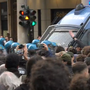 Manifestazione a Torino, tensioni e disordini in piazza Castello