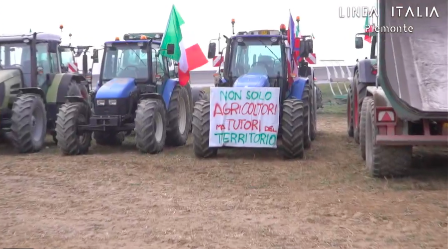 Anche gli agricoltori del torinese scendono in campo [video]