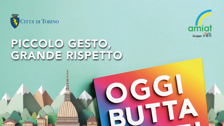 A Torino &quot;oggi butta bene&quot;, lo dicono i manifesti di Amiat