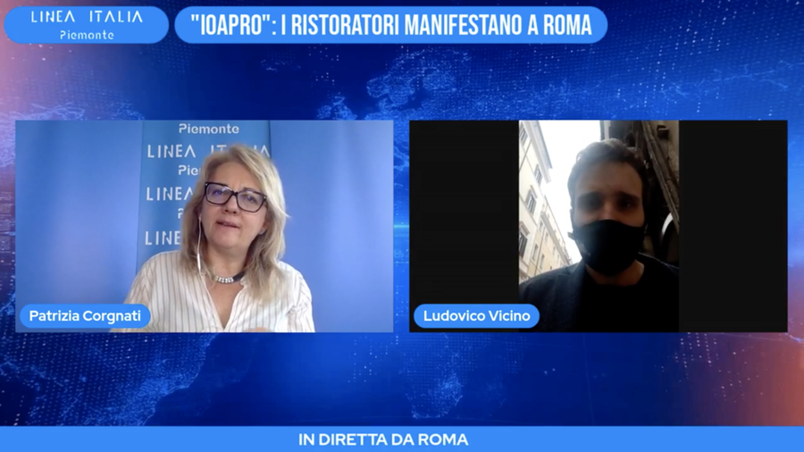 &quot;Ioapro&quot;: i ristoratori manifestano a Roma