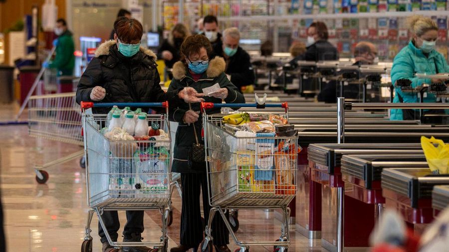 Fra i principali luoghi di contagio: i supermercati non i negozi al dettaglio