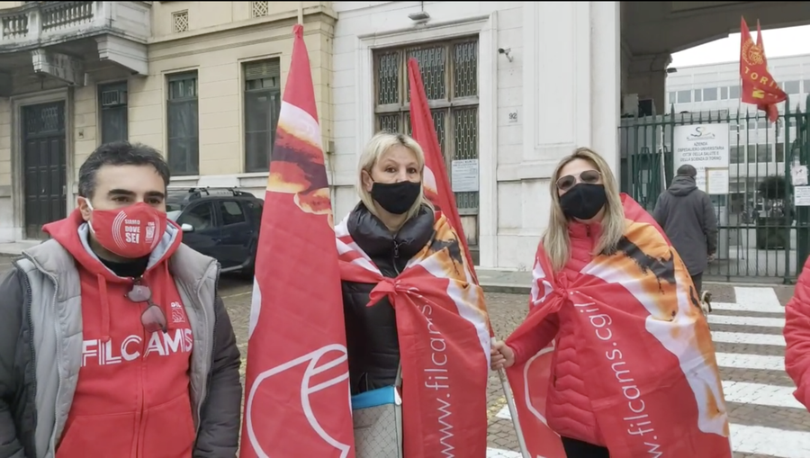 Oggi sciopero nazionale delle aziende multiservizi. A Torino presidio alle Molinette