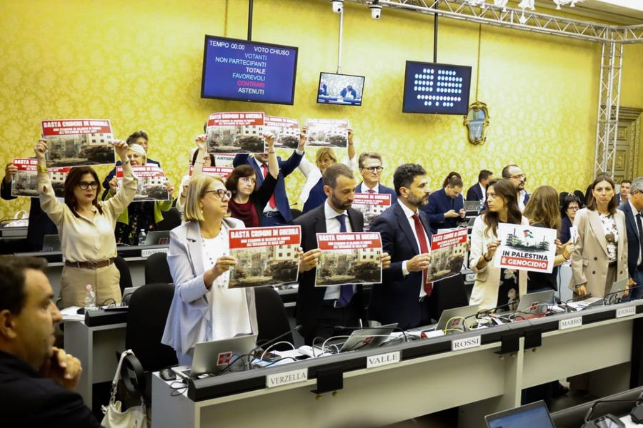 «Invasione a Gaza, vergognoso che Cirio e la sua maggioranza continuino a rifiutarsi di prendere posizione»