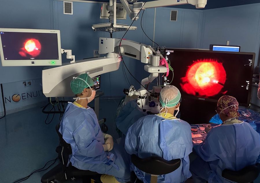 Vista più chiara e interventi più sicuri: l’oculistica dell’ASL TO5 porta in sala operatoria la tecnologia del futuro