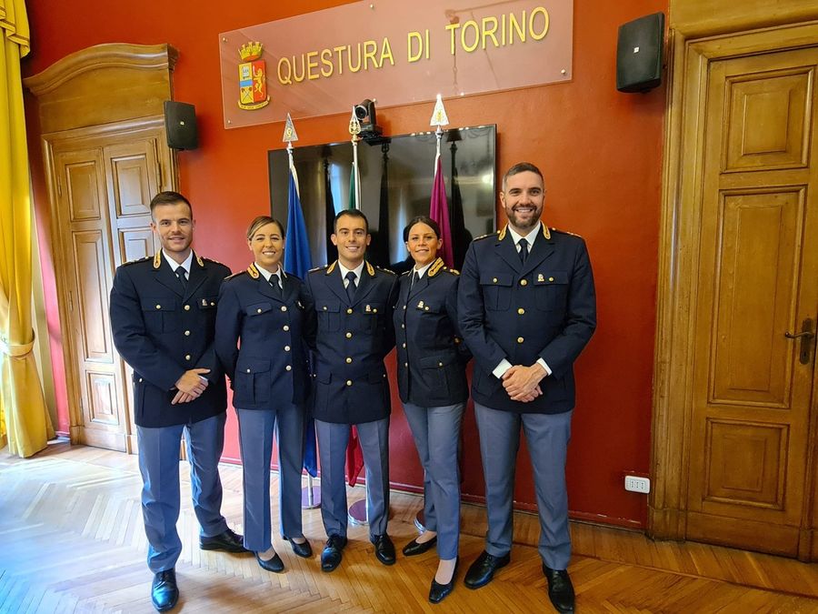 Cinque nuovi funzionari della Polizia alla Questura torinese