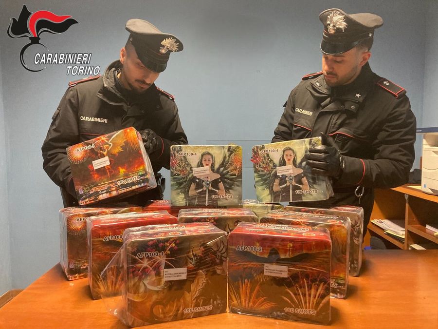 Botti illegali, a Rosta i carabinieri sequestrano sei chili di materiale pirotecnico