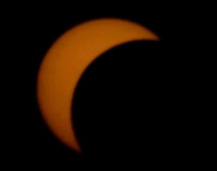 L'eclisse solare a Torino vista da Superga [video]