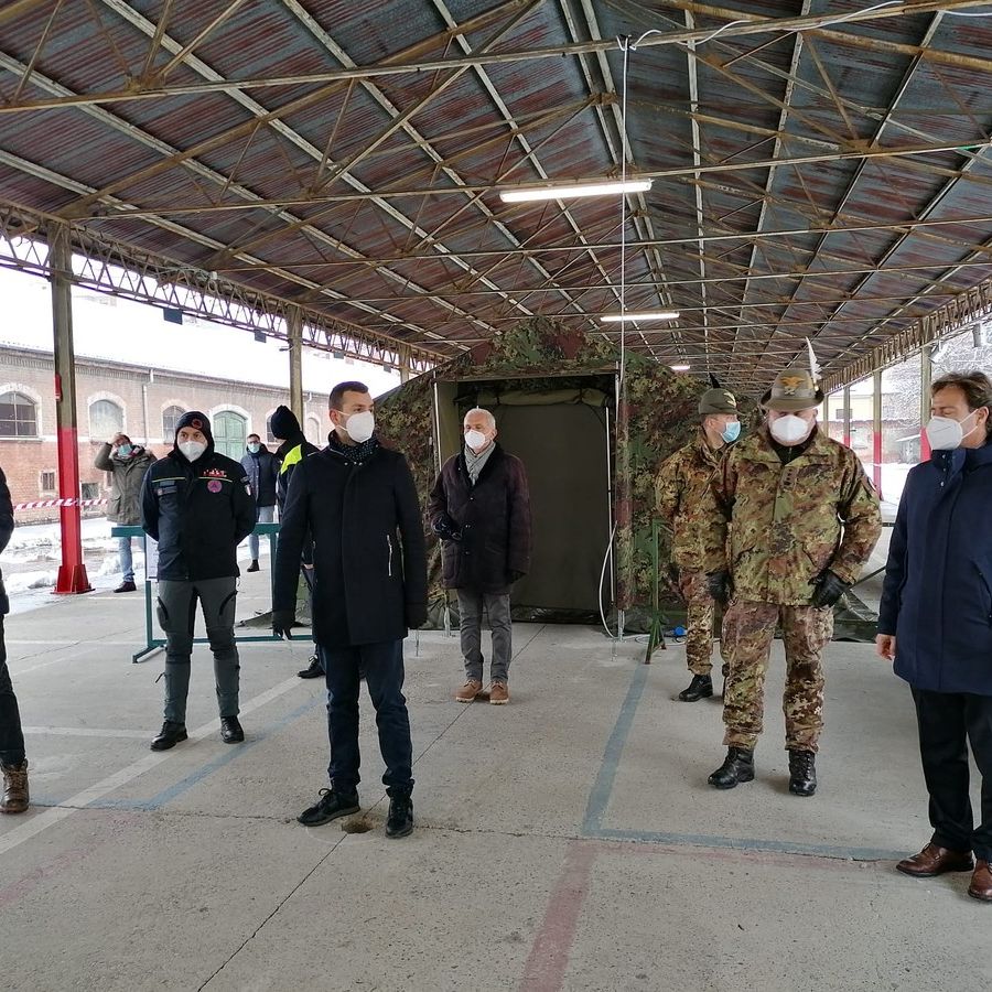 Test rapidi, inaugurato ad Alessandria l’hotspot Valfré, il più grande del Piemonte dopo quello di Torino