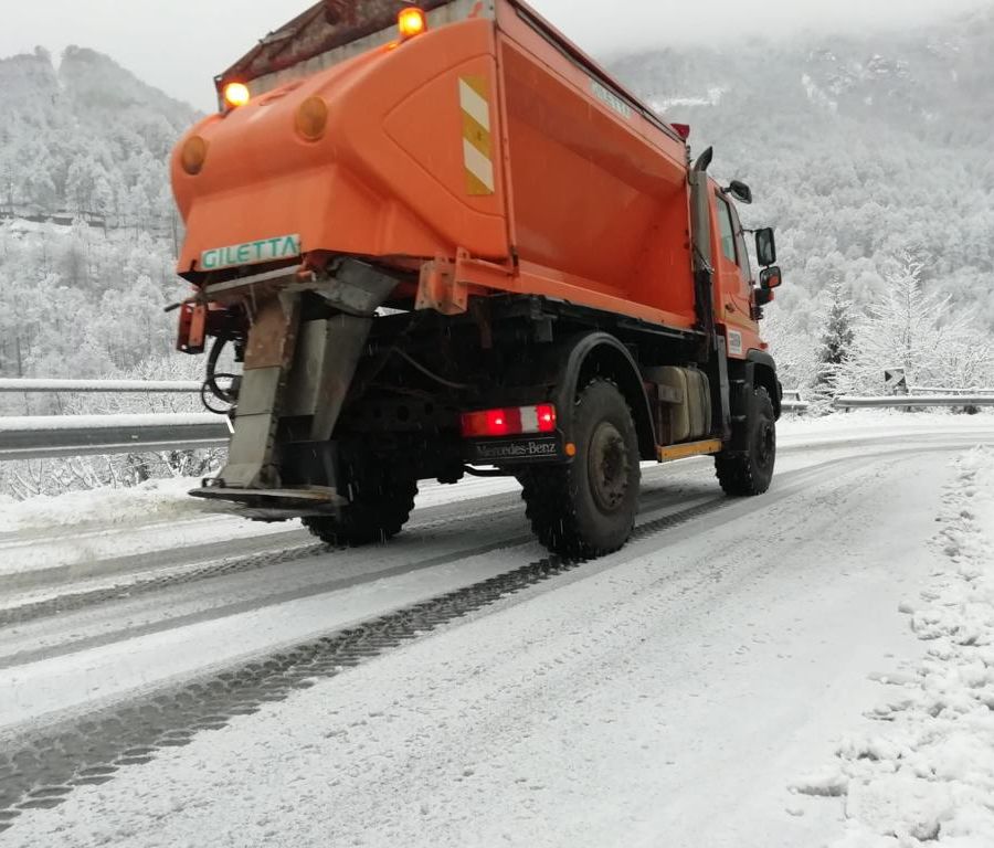 Prima neve, uomini e mezzi per la viabilità dell'area metropolitana torinese