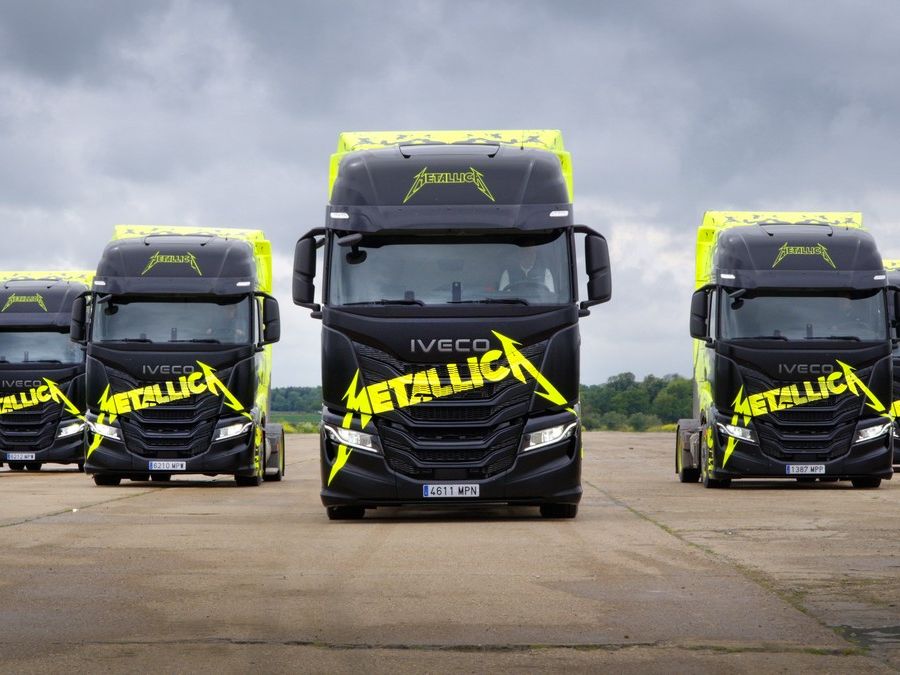 I Metallica sulle strade d’Europa si spostano con Iveco per il nuovo tour M72