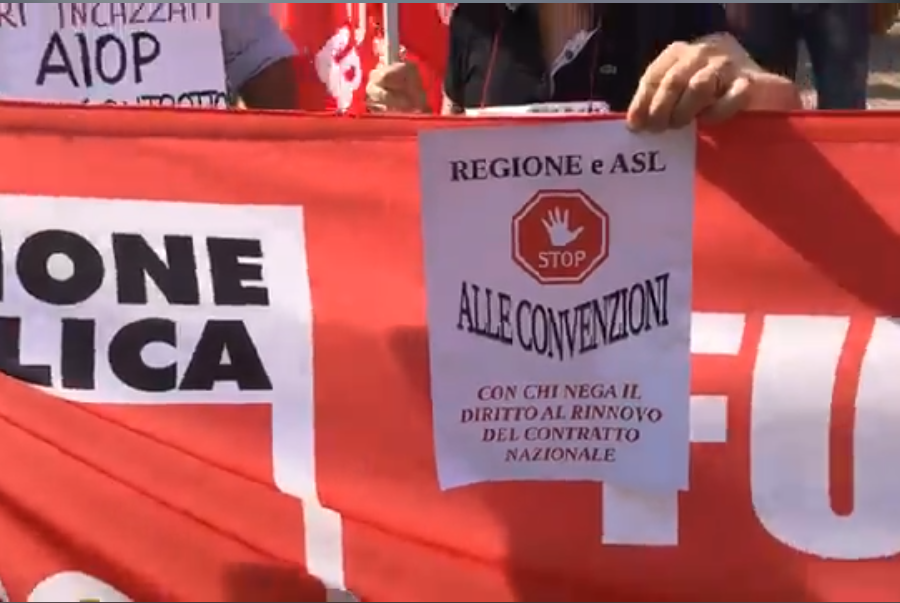 Lavoratori della sanità privata, accordo in Regione
