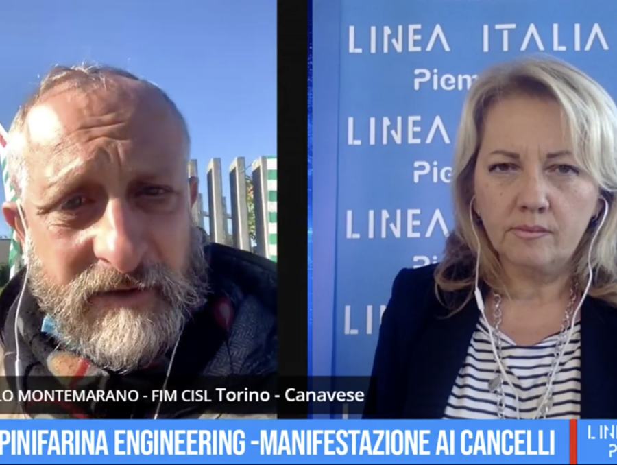 Chiude Pinifarina Engineering - manifestazione ai cancelli