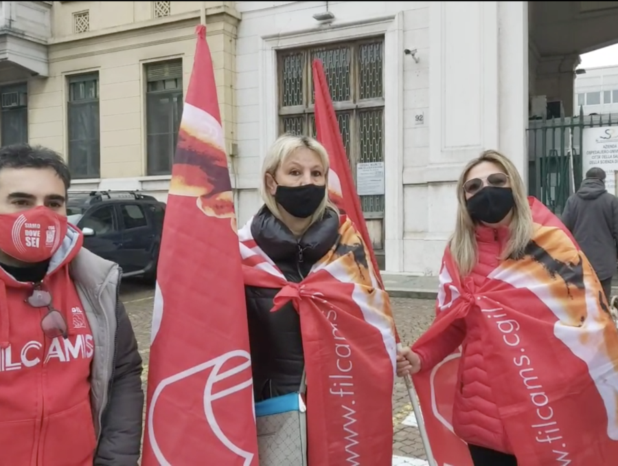 Oggi sciopero nazionale delle aziende multiservizi. A Torino presidio alle Molinette