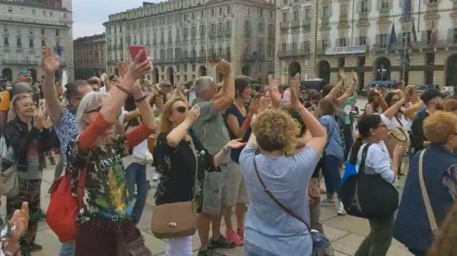 29 maggio 2021, No Paura Day in piazza Castello a Torino