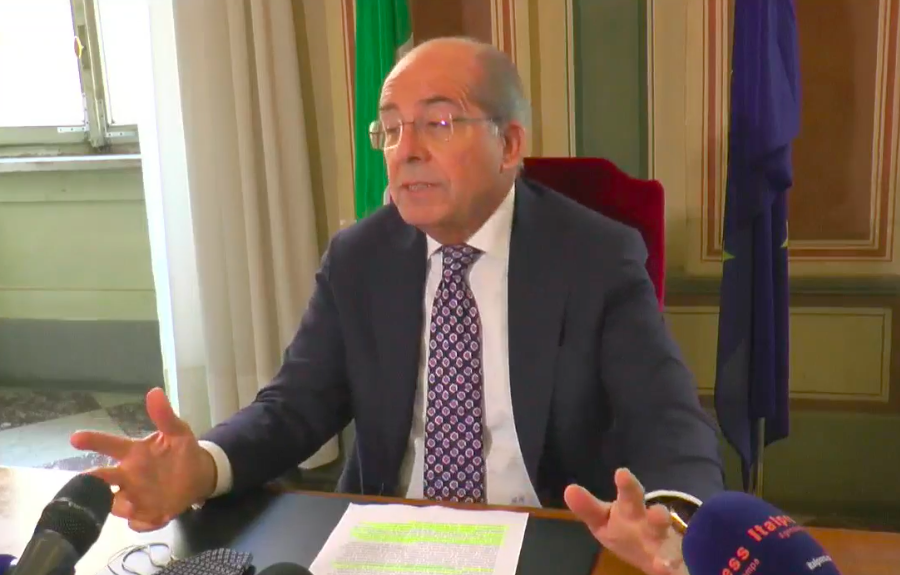 Il nuovo prefetto di Torino, Raffaele Ruberto, incontra i giornalisti