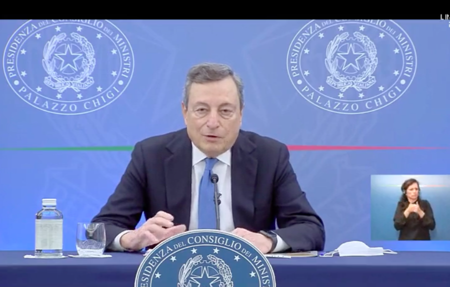 Draghi spiega il nuovo super green pass [video]