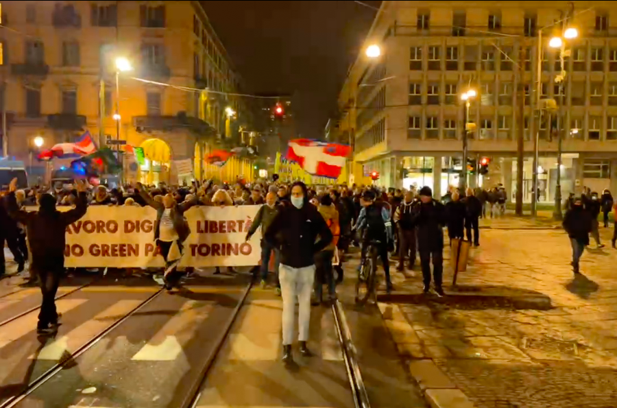 No green pass: 20esima settimana di protesta